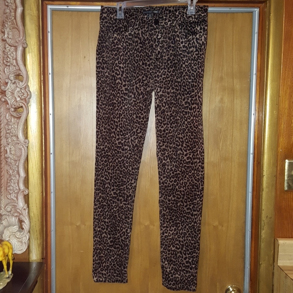 Leopard skinny Pants